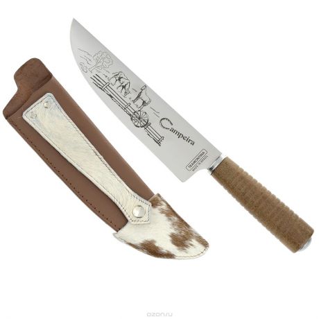 Купить Нож Tramontina "Gaucho", с чехлом, длина лезвия 20 см – цена 4049 руб. в интернет-магазине ozon.ru с отзывами и фото. Ножи кухонные Tramontina