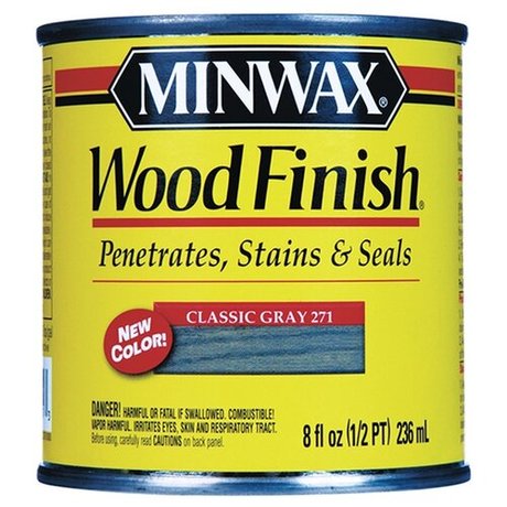 Морилка масляная Minwax Wood Finish 271 classic gray 0.24 л. Minwax Wood Fi...